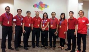 The Blue Team in red for the nation's 48th birthday